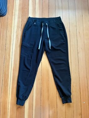 Figs Black Zamora Jogger Scrub Pants